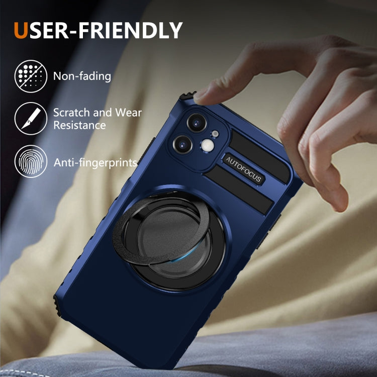 For iPhone 11 Rotating Magnetic Holder Phone Case