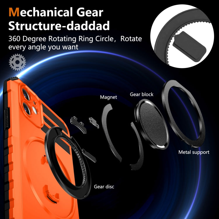 For iPhone 11 Rotating Magnetic Holder Phone Case