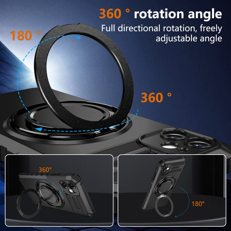 For iPhone 11 Rotating Magnetic Holder Phone Case