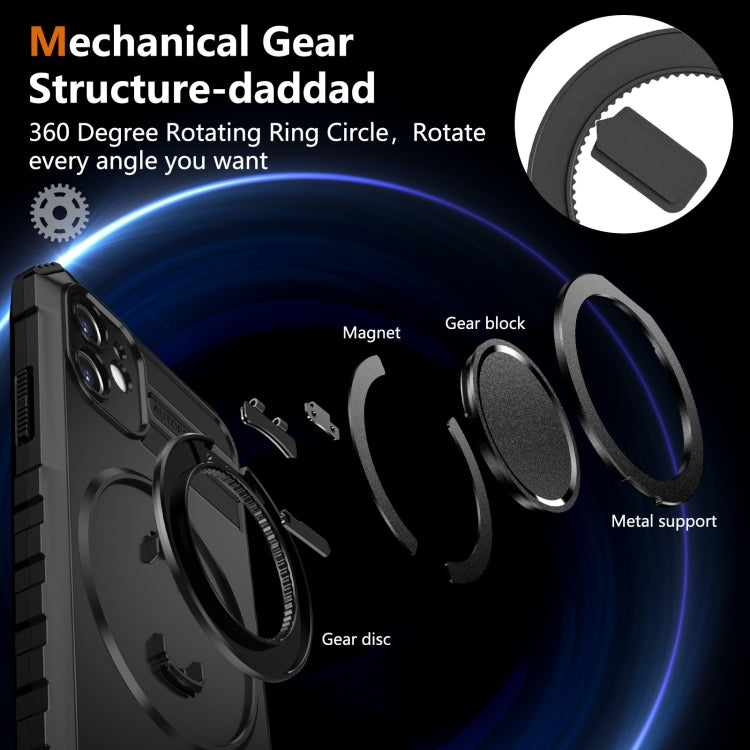 For iPhone 11 Rotating Magnetic Holder Phone Case