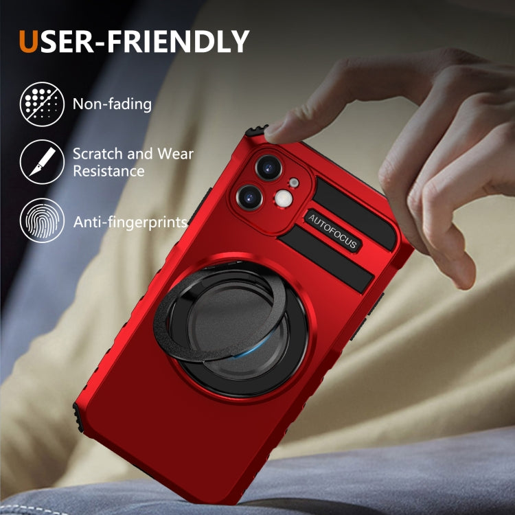 For iPhone 11 Rotating Magnetic Holder Phone Case