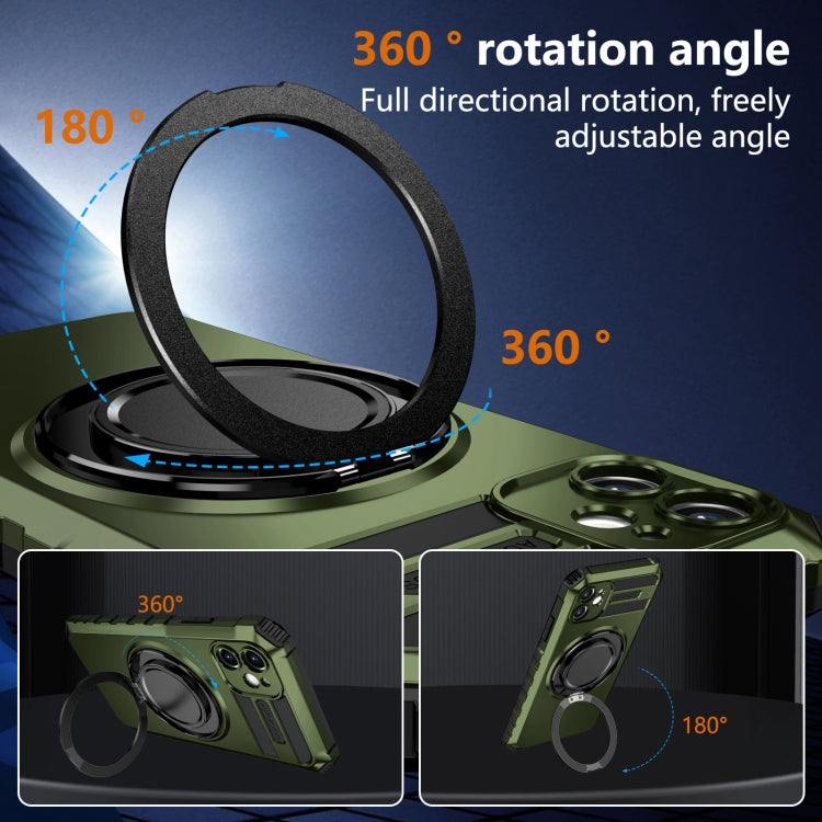 For iPhone 11 Rotating Magnetic Holder Phone Case