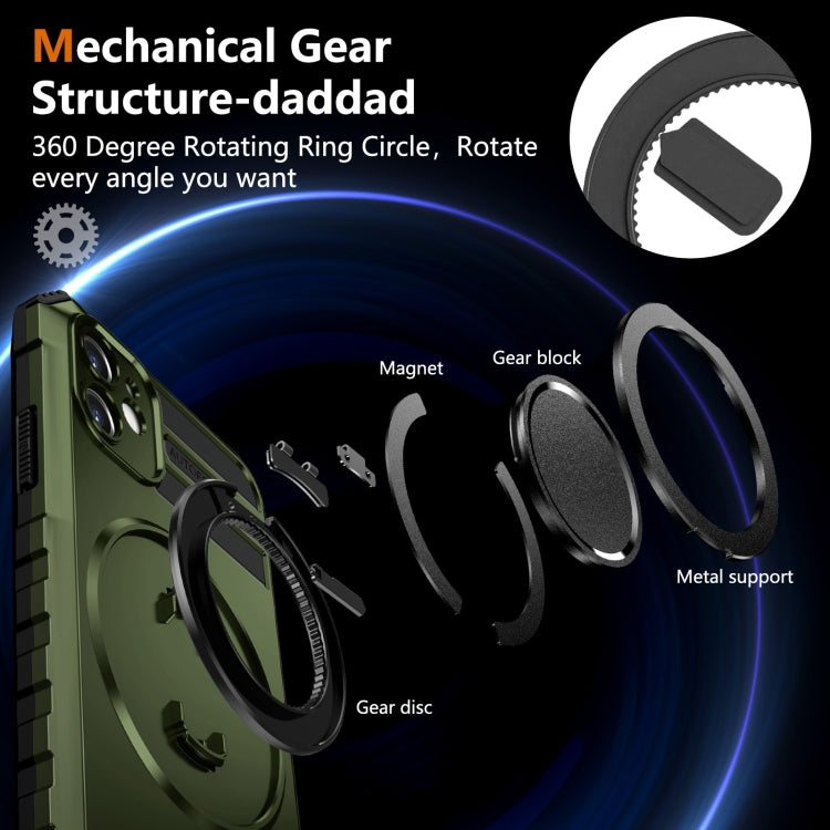 For iPhone 11 Rotating Magnetic Holder Phone Case