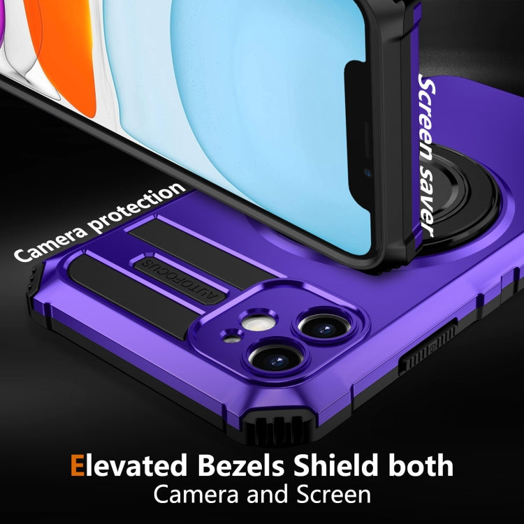 For iPhone 11 Rotating Magnetic Holder Phone Case