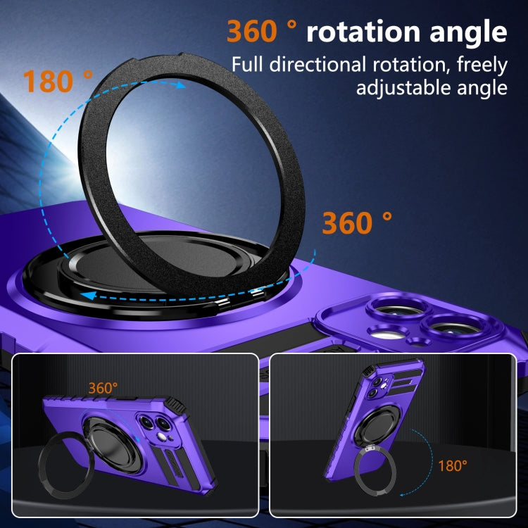 For iPhone 11 Rotating Magnetic Holder Phone Case