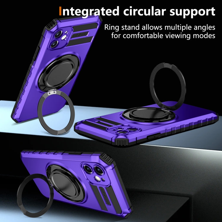 For iPhone 11 Rotating Magnetic Holder Phone Case