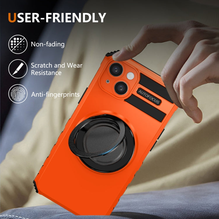 For iPhone 15 Plus Rotating Magnetic Holder Phone Case