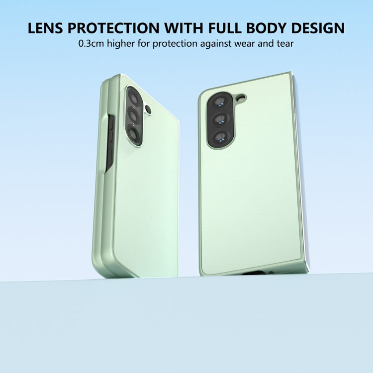 For Samsung Galaxy Z Fold6 Skin Feel PU Leather Full Coverage Phone Case