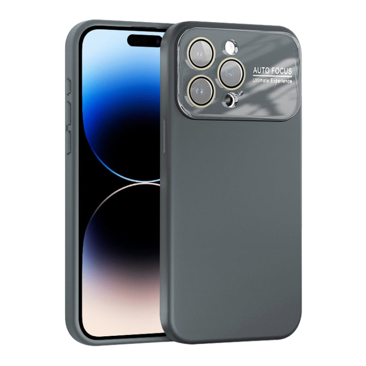 For iPhone 14 Pro Max Large Window Acrylic Lens Film + Liquid Silicone Full Coverage Phone Case