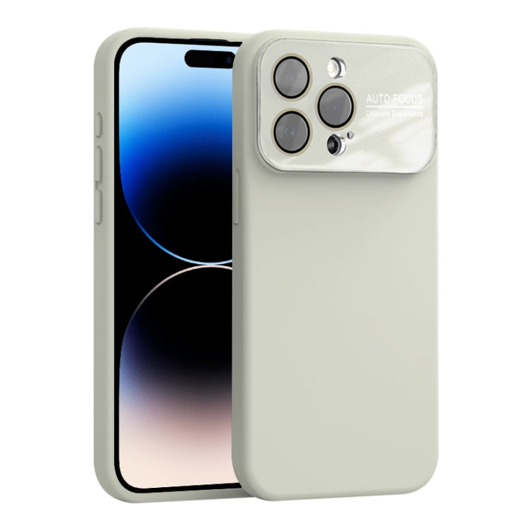 For iPhone 13 Pro Max Large Window Acrylic Lens Film + Liquid Silicone Full Coverage Phone Case