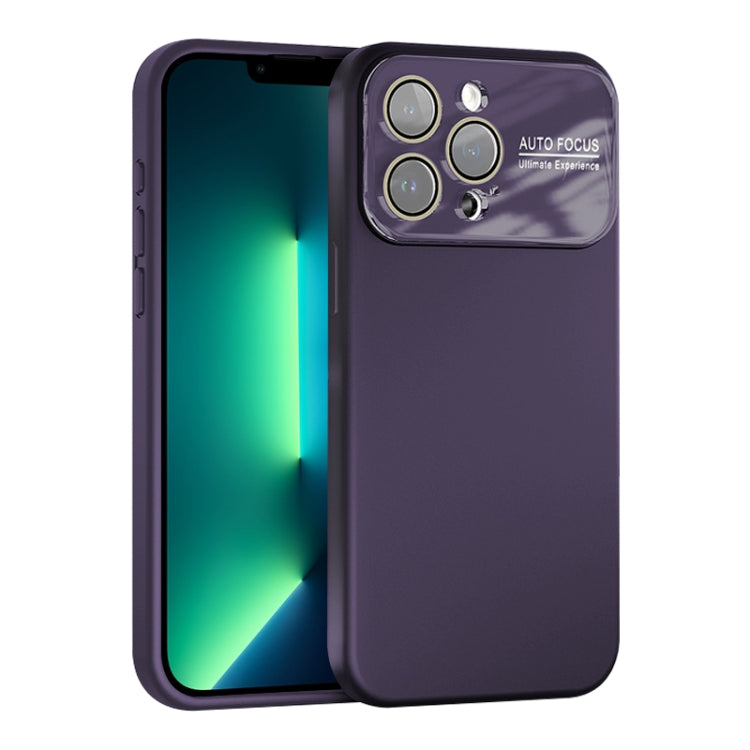 For iPhone 13 Pro Large Window Acrylic Lens Film + Liquid Silicone Full Coverage Phone Case