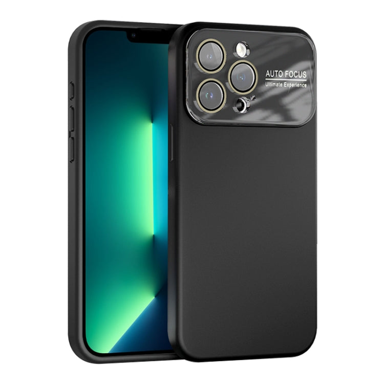 For iPhone 13 Pro Large Window Acrylic Lens Film + Liquid Silicone Full Coverage Phone Case