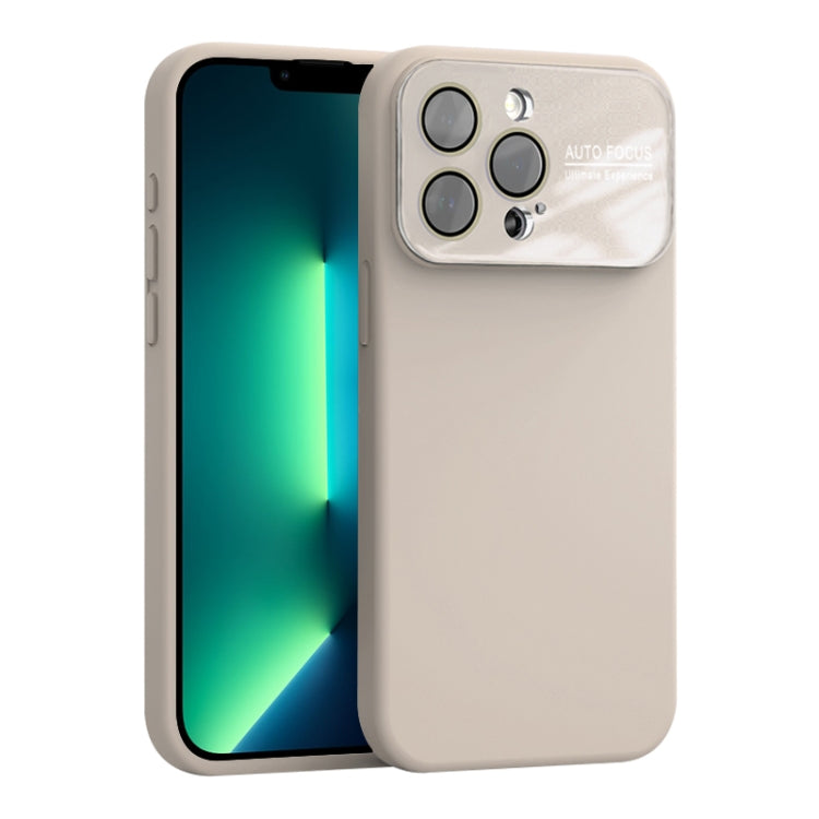 For iPhone 13 Pro Large Window Acrylic Lens Film + Liquid Silicone Full Coverage Phone Case