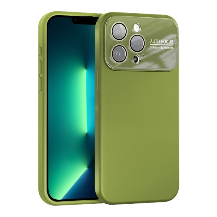 For iPhone 13 Pro Large Window Acrylic Lens Film + Liquid Silicone Full Coverage Phone Case