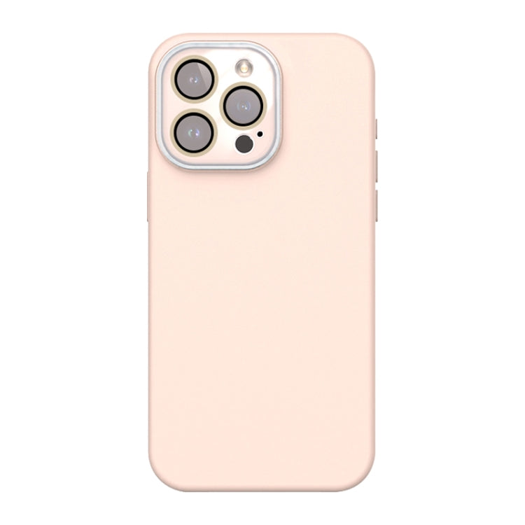 For iPhone 14 Pro Max Acrylic Lens Film + Liquid Silicone Full Coverage Phone Case