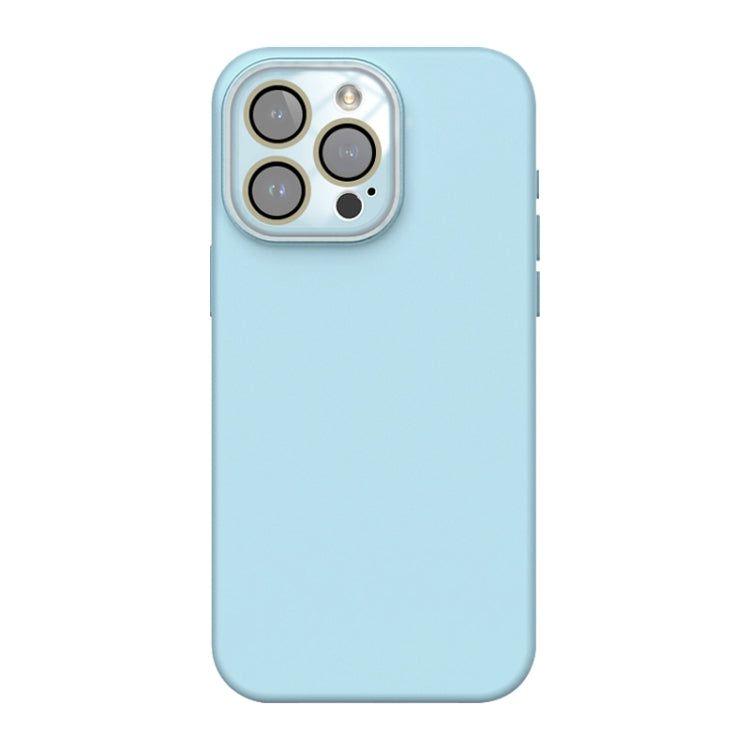 For iPhone 13 Pro Max Acrylic Lens Film + Liquid Silicone Full Coverage Phone Case