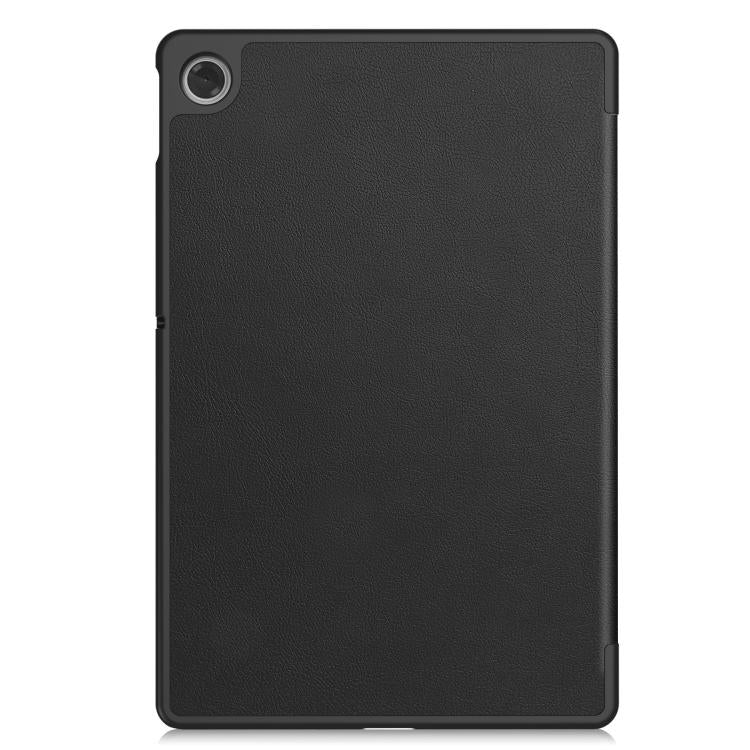 For Lenovo Tab 10.1 2025 / K10 2nd / S10 Custer Texture 3-Fold Holder Leather Smart Tablet Case