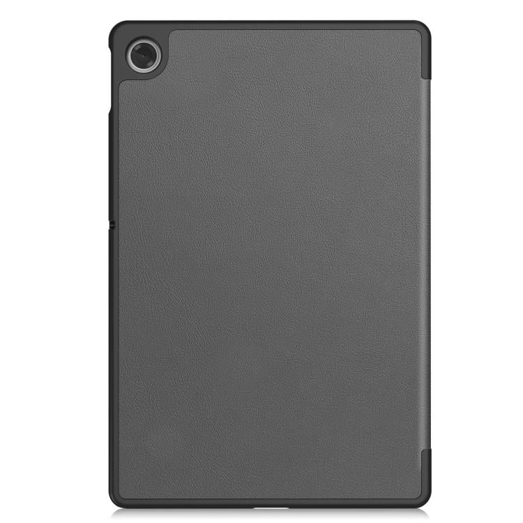 For Lenovo Tab 10.1 2025 / K10 2nd / S10 Custer Texture 3-Fold Holder Leather Smart Tablet Case