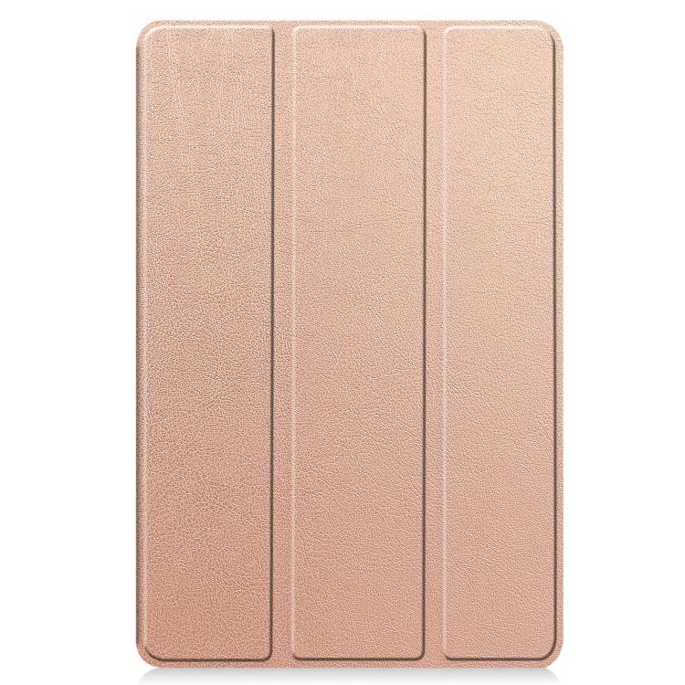 For Lenovo Tab 10.1 2025 / K10 2nd / S10 Custer Texture 3-Fold Holder Leather Smart Tablet Case