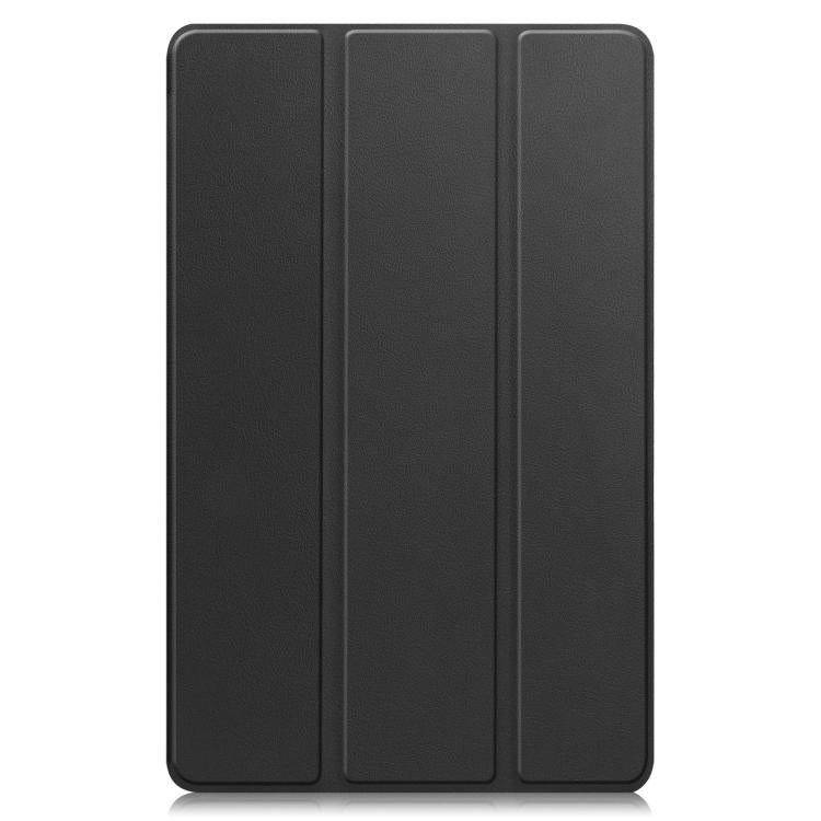 For Lenovo Legion Y700 2025 Custer Texture 3-Fold Holder Leather Smart Tablet Case