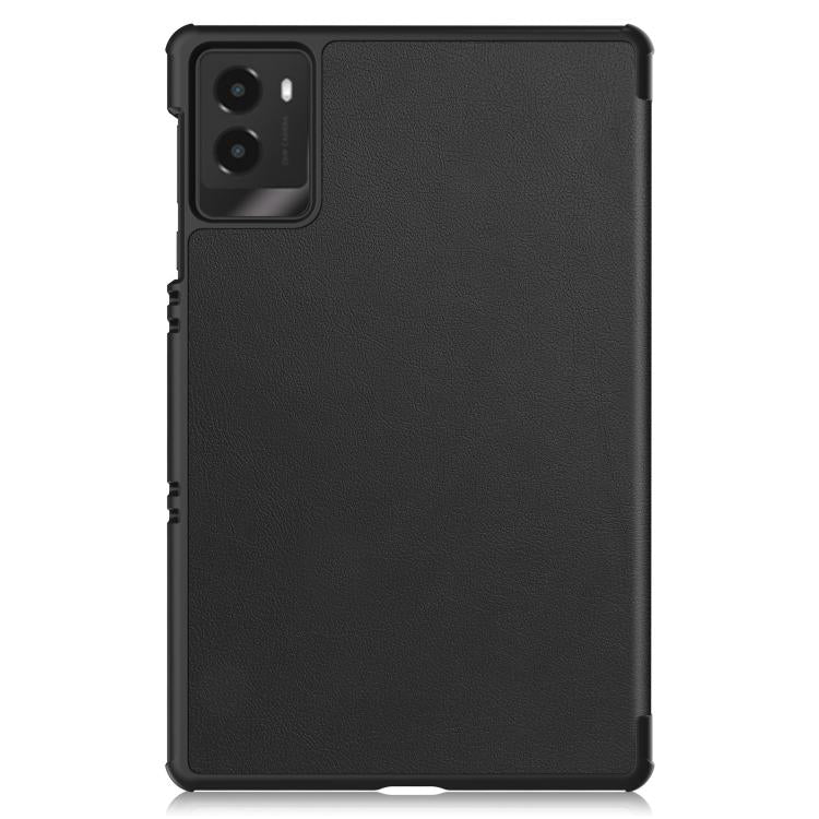 For Lenovo Legion Y700 2025 Custer Texture 3-Fold Holder Leather Smart Tablet Case
