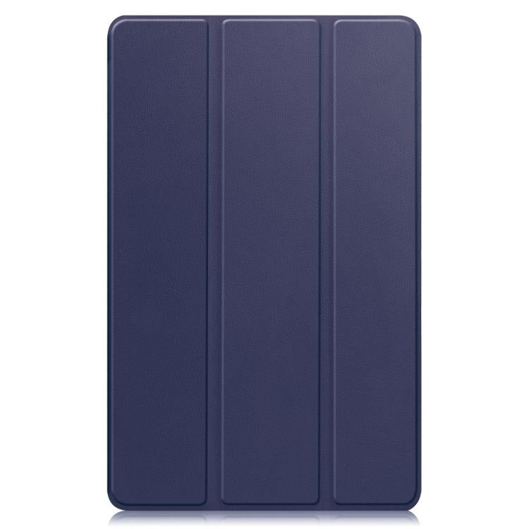 For Lenovo Legion Y700 2025 Custer Texture 3-Fold Holder Leather Smart Tablet Case