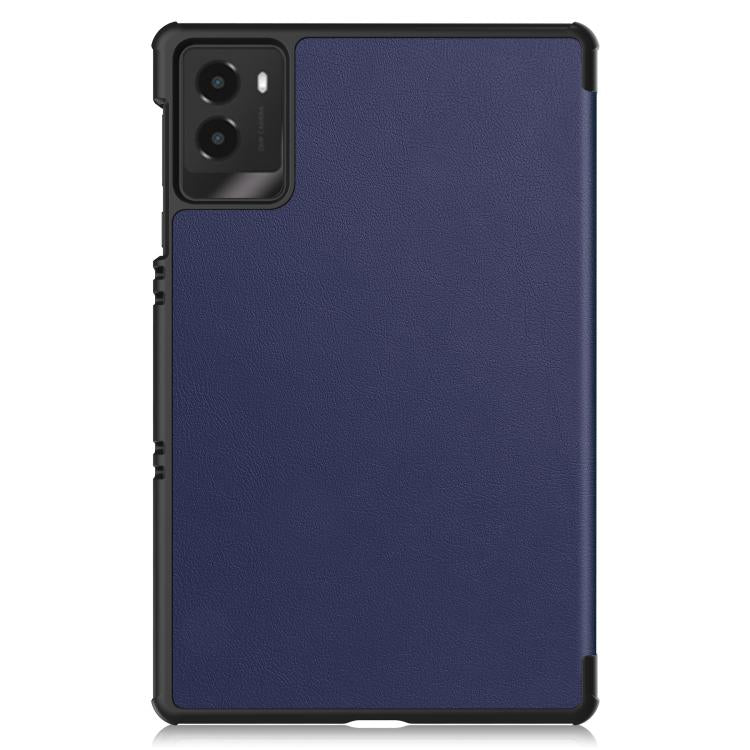 For Lenovo Legion Y700 2025 Custer Texture 3-Fold Holder Leather Smart Tablet Case