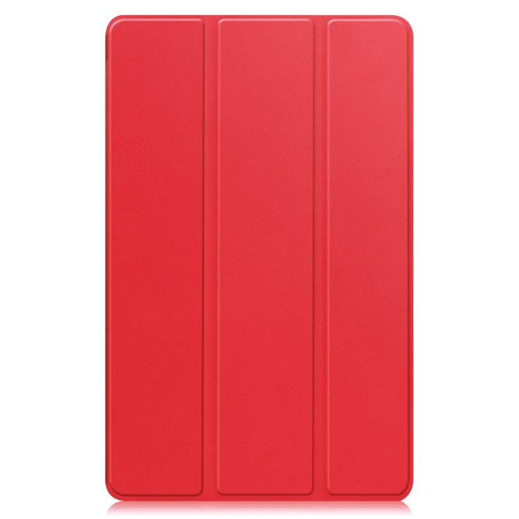 For Lenovo Legion Y700 2025 Custer Texture 3-Fold Holder Leather Smart Tablet Case