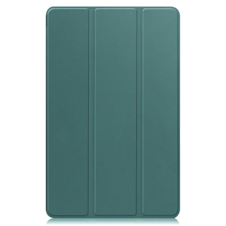 For Lenovo Legion Y700 2025 Custer Texture 3-Fold Holder Leather Smart Tablet Case