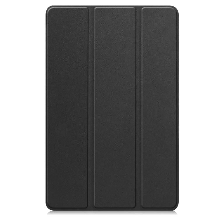 For Lenovo Idea Tab Pro Custer Texture 3-Fold Holder Leather Smart Tablet Case