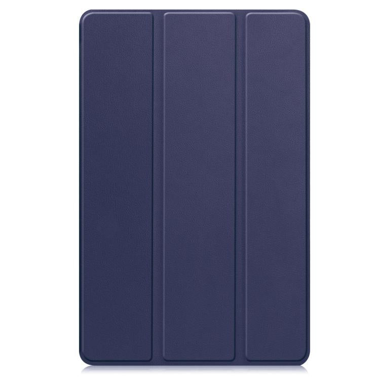 For Lenovo Idea Tab Pro Custer Texture 3-Fold Holder Leather Smart Tablet Case