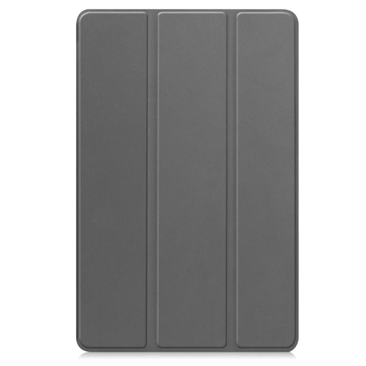 For Lenovo Idea Tab Pro Custer Texture 3-Fold Holder Leather Smart Tablet Case