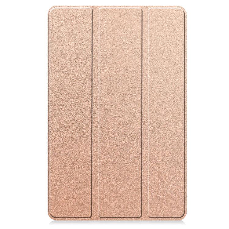 For Lenovo Idea Tab Pro Custer Texture 3-Fold Holder Leather Smart Tablet Case