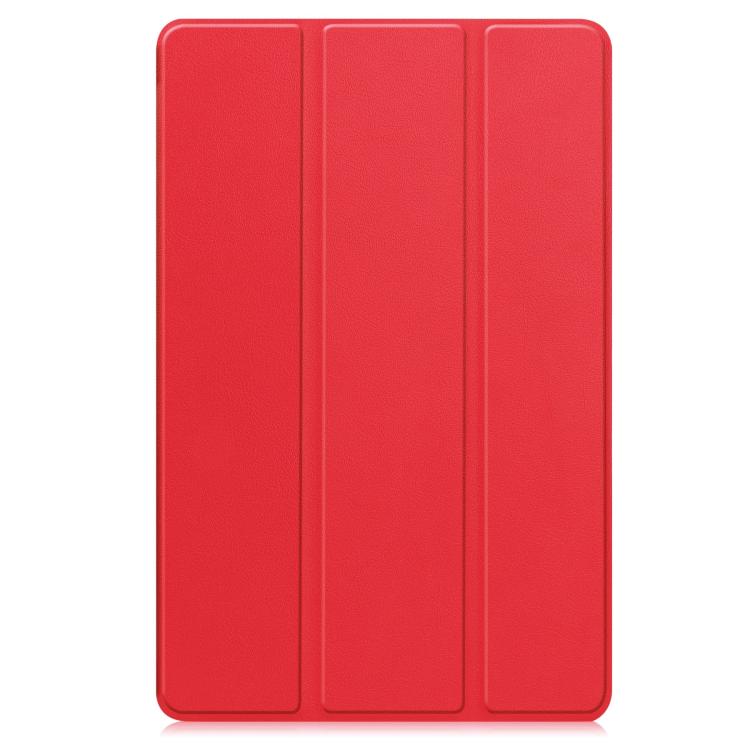 For Lenovo Idea Tab Pro Custer Texture 3-Fold Holder Leather Smart Tablet Case