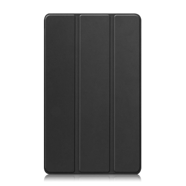 For Lenovo Tab One TB-305FU / Tab K9 Custer Texture 3-Fold Holder Leather Smart Tablet Case