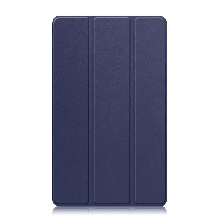 For Lenovo Tab One TB-305FU / Tab K9 Custer Texture 3-Fold Holder Leather Smart Tablet Case