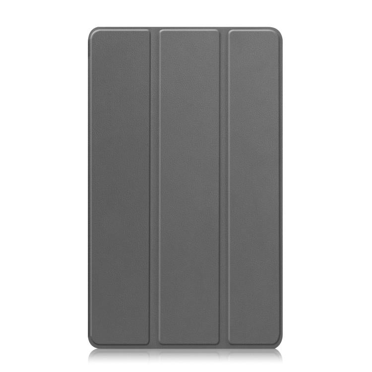 For Lenovo Tab One TB-305FU / Tab K9 Custer Texture 3-Fold Holder Leather Smart Tablet Case