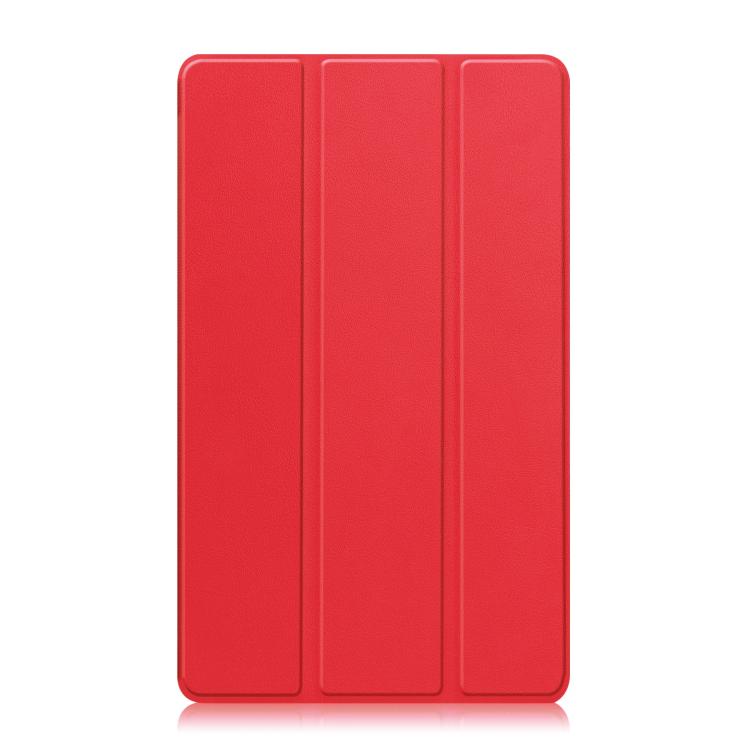 For Lenovo Tab One TB-305FU / Tab K9 Custer Texture 3-Fold Holder Leather Smart Tablet Case