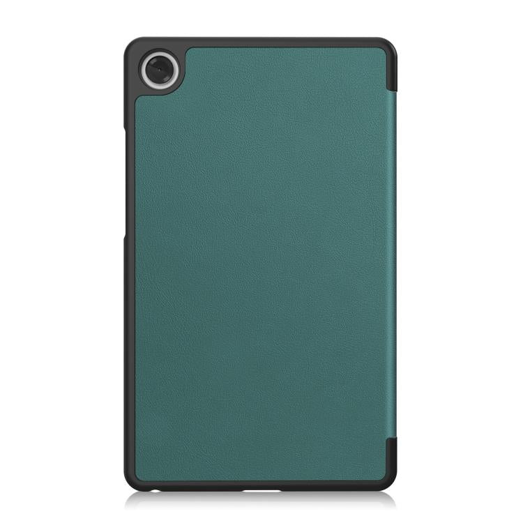 For Lenovo Tab One TB-305FU / Tab K9 Custer Texture 3-Fold Holder Leather Smart Tablet Case