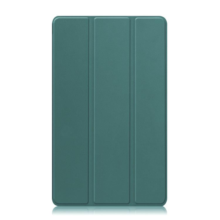 For Lenovo Tab One TB-305FU / Tab K9 Custer Texture 3-Fold Holder Leather Smart Tablet Case