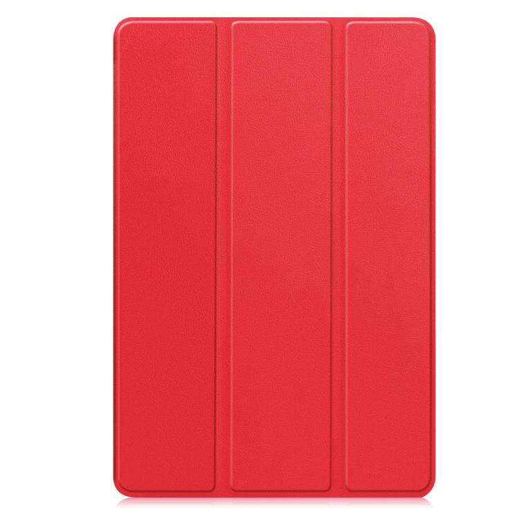 For Lenovo Idea  Tab Plus 12.1 Custer Texture 3-Fold Holder Leather Smart Tablet Case
