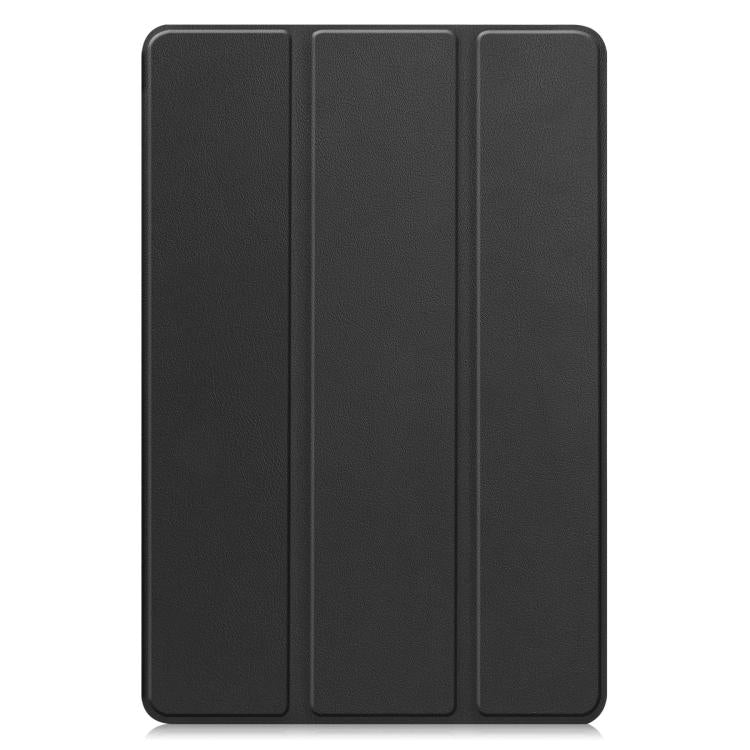 For Lenovo Idea Tab Pro Gen 2 13 Custer Texture 3-Fold Holder Leather Smart Tablet Case