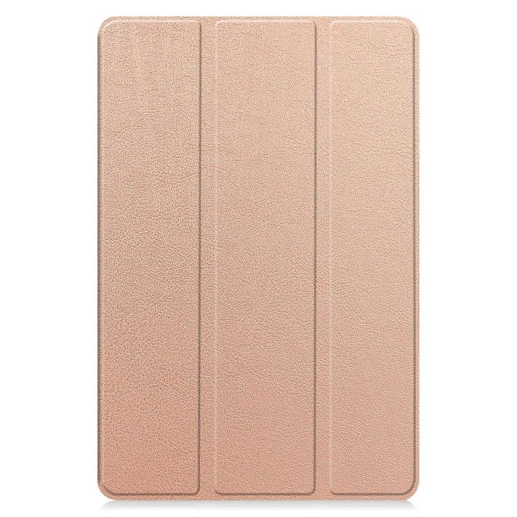 For Lenovo Idea Tab Pro Gen 2 13 Custer Texture 3-Fold Holder Leather Smart Tablet Case