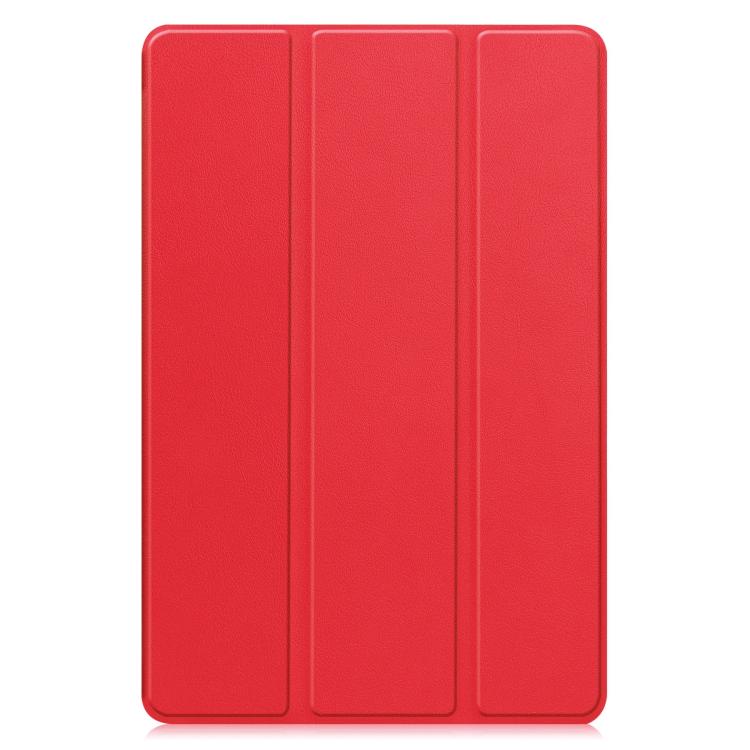 For Lenovo Idea Tab Pro Gen 2 13 Custer Texture 3-Fold Holder Leather Smart Tablet Case