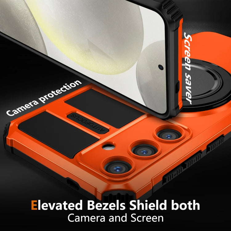 For Samsung Galaxy S24 5G Rotating Magnetic Holder Phone Case