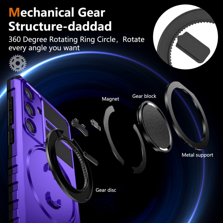 For Samsung Galaxy S24 5G Rotating Magnetic Holder Phone Case