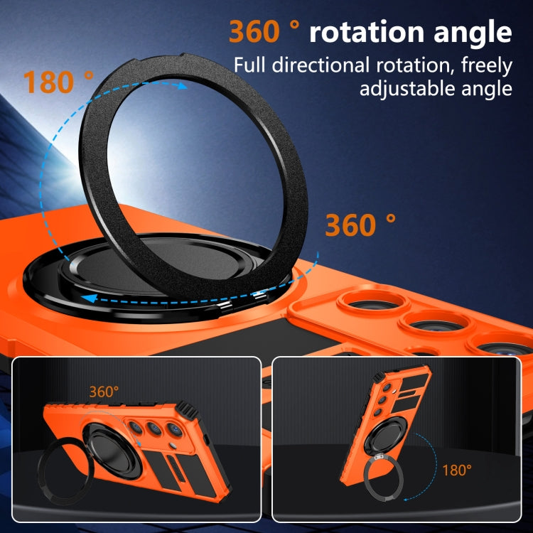 For Samsung Galaxy S24+ 5G Rotating Magnetic Holder Phone Case