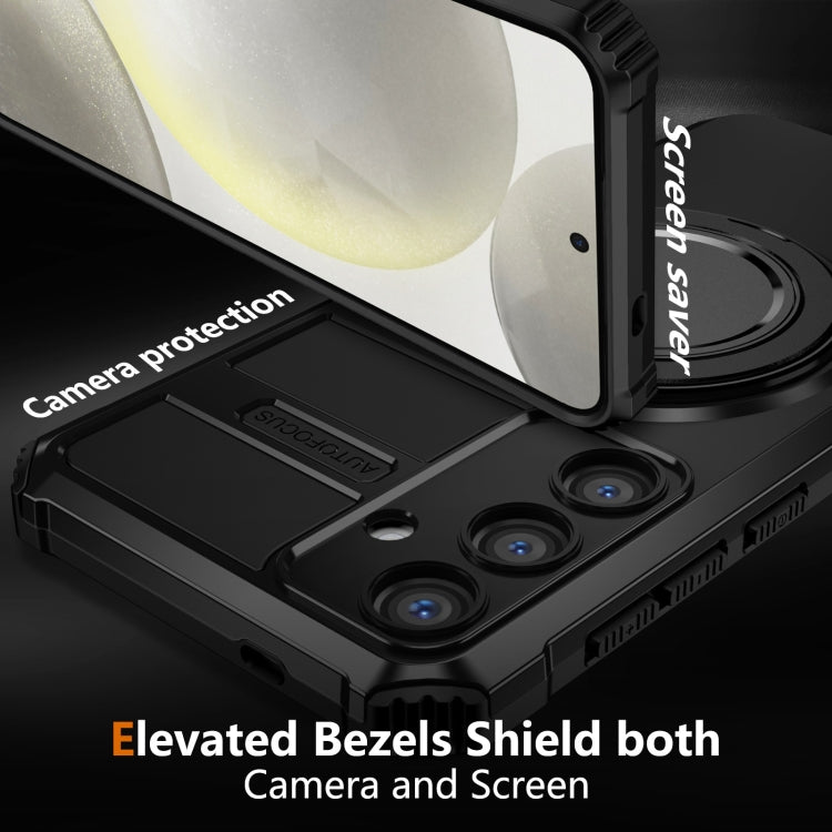 For Samsung Galaxy S24+ 5G Rotating Magnetic Holder Phone Case