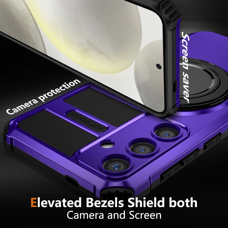 For Samsung Galaxy S24+ 5G Rotating Magnetic Holder Phone Case