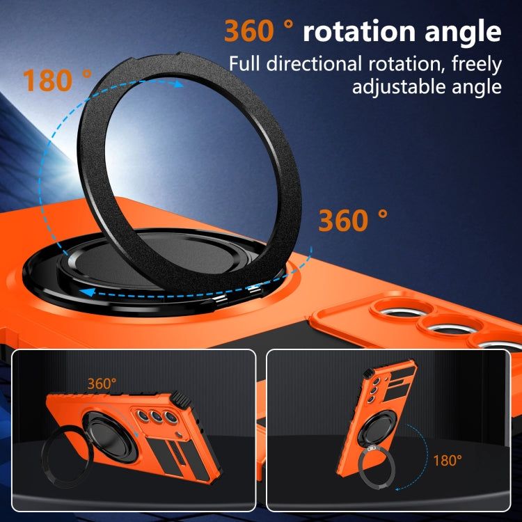 For Samsung Galaxy S21 5G Rotating Magnetic Holder Phone Case